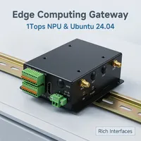 Passerelle industrielle IoT TM-CP3B Ubuntu2404 Open Source 4G LTE Modbus TCP/IP RS485 RS232 CAN GPIO Ethernet Rail DIN PLC 2 Go/4 Go de RAM