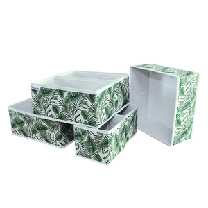 Penjualan Terbaik Non Woven cetak kain lipat penyimpanan laci pembagi kotak <span class=keywords><strong>Organizer</strong></span> untuk pakaian dalam