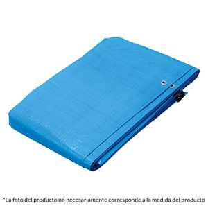 Truper LT-46Z 4X6 m rinforzato telone blu resistente rivestimento esterno