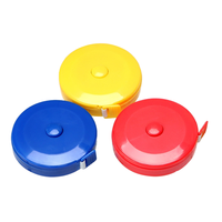 Ruban à mesurer rétractable en plastique pour la maison, ruban à mesurer de haute précision pour vêtements en tissu, 1,5 mètre, outil de couture.