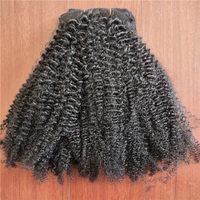 Extensions de cheveux humains Remy 100% alignés sur les cuticules, bouclés afro crépus 4a 4b 4c