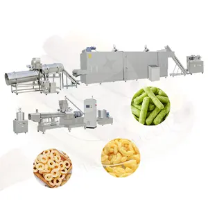 Orme slanty Snack ngũ cốc Puff thực phẩm làm cho máy quy mô nhỏ Puff gạo Ngô chip đùn cho Fusilli Snack