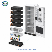 Système solaire commercial hybride hors réseau et sur réseau 261 kWh, armoire de stockage à grille 832 V BESS 125 kW, refroidissement liquide LiFePO4