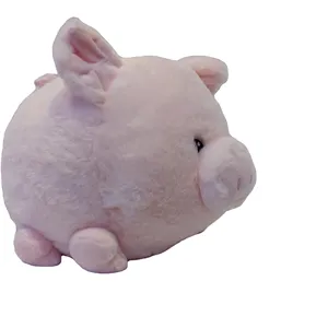 new sunrise custom-tailor stuffed animal plush cute musical piggy bank cheap kids toy money save coin bank pink pig