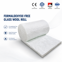 Rouleau de laine de verre blanche ASTM America Zéro Toxique R15 3,5 pouces, sans formaldéhyde, isolation en fibre de verre, couverture isolante en laine de verre