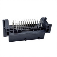 1-1718093-1 Module de connecteur automobile domestique enfichable, 42 broches, 3 rangées, à montage sur carte, connecteur mâle à broches droites, isolation PBT, 12V