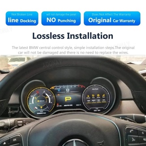จอแสดงผล LCD ดิจิตอลสำหรับรถยนต์ Mercedes Benz ML GL R แผงหน้าปัดมาตรวัดความเร็ว หน่วยแสดงผลหลัก ขนาด 12.3 นิ้ว - Product Image 5