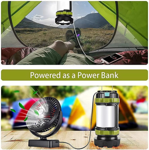 Luz LED portátil para acampar, linterna de mano recargable por USB, luz de búsqueda impermeable para tiendas de campaña al aire libre, pesca y trabajo - Product Image 6
