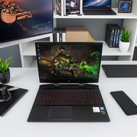 Ordinateur portable de jeu HP OMEN 5 d'occasion de qualité A, i7-9750 GTX1660Ti (6G) 16G RAM 512G SSD 15.5 pouces, ordinateur pour étudiants et professionnels, prix avantageux