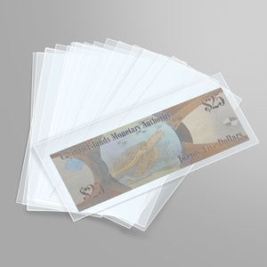 Fundas Protectoras Transparentes para Billetes de Dólar, Personalizadas, para Billetes de Singapur, OEM/ODM - Product Image 1