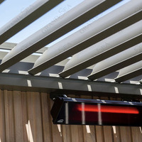 Système de toiture pergola 4 saisons Pergola bioclimatique moderne à toit en aluminium pour pare-soleil