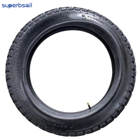 Superbsail Entrepôt UE Pneus extérieurs et chambre à air 20x4.0 pour vélo électrique Fat Bike QM V20/OUXI V8 Pièce de vélo électrique Pneu Fat 20x4