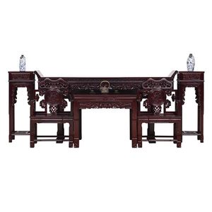 Mahogany <b>Black</b> Sour Branch Wood for Broadleaf Dalbergia Ming Qing Classical Living Room Eight Immortals <b>Table</b> Chair Nave Living - Product Image 5