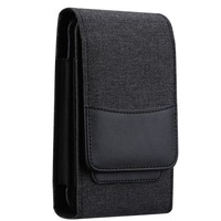 Étui universel pour téléphone en tissu Oxford avec clip ceinture, étui vertical pour téléphone portable, pochette pour iPhone 15 Pro Max Samsung Xiaomi