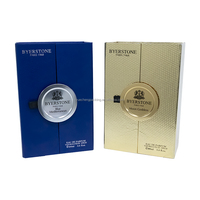 Nouvelle boîte cadeau de parfum de luxe en forme de livre, dorée, gaufrée, à double ouverture, en papier gris, fermeture magnétique, parfum recyclable