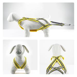 Siberian Husky Harness Lengan Panjang, Rompi Tarik Reflektif Tugas Berat, Harness Anjing LED Lembut Balap X Belakang - Product Image 2