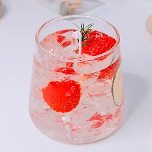 Strawberry Lemon Bubble Water Candle Give Your Girlfriend Small Creative Gift Cold Drink Cup Place Dessert Candle