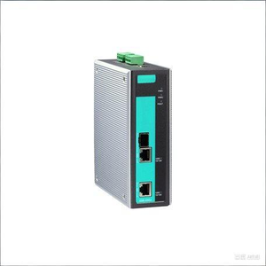 Module E/S Ethernet industriel EDR-G902, port RJ45, boîtier métallique, voyants lumineux verts - Product Image 1