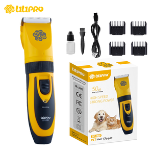 LILIPRO-Cortadora de pelo de <span class=keywords><strong>perro</strong></span> silenciosa, recargable, profesional, eléctrica, potente, para mascotas, inalámbrica, conjunto de productos de aseo para gatos - Product Image 1