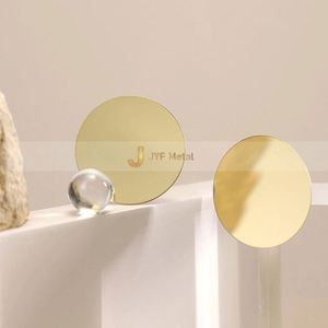 LL173 Lámina de Acero Inoxidable 304 con Recubrimiento PVD, Chapada en Oro 8K, para Decoración de Paredes y Techos, Plegable y Cortable - Product Image 1