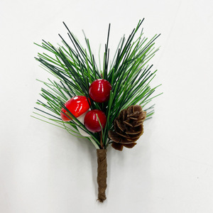 Decoraciones Navideñas de Plástico SuperZ, Ramas de Agujas de Pino, Adornos, Piñas Artificiales, Agujas de Pino, Conjuntos de Regalo Creativos, DIY - Product Image 6