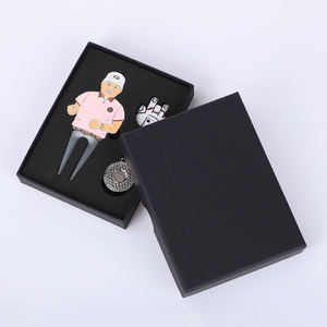 Prix d'usine – Marqueur de balle de golf personnalisé, boîte, outil de réparation de divots de golf, logo laser, divot de golf noir - Product Image 5