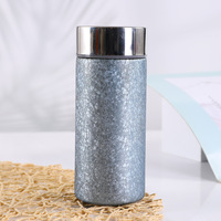 Bouteille d'eau isotherme à double paroi en acier inoxydable écologique HBC Premium avec logo personnalisé 360/450 ml