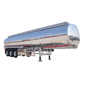 Camión Cisterna de Acero Inoxidable de Grado Alimenticio de 40000-50000L, 3 Ejes, para Transporte de Agua y Combustible - Product Image 2