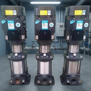 ปั๊มหลายระดับ Crn32 4 a F I V Hqqv 1 แรงม้า ไฟฟ้าเฟสเดียว ข้อต่อหน้าแปลน 1 นิ้ว ทางออกน้ำ OEM - Product Image 2