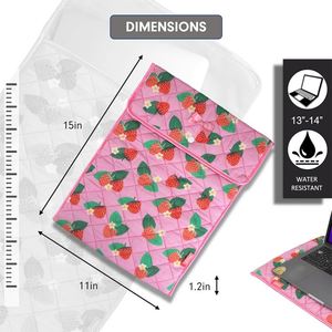 Custom <b>Computer</b> Cover Puffy Case Laptop Bag Women's Featherweight Large Envelope Tech Sleeve <b>Accessory</b> - Product Image 2