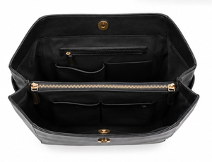 Bolso de Mano de Cuero Vacuno de Grano Completo para Mujer, Estilo Vintage - Product Image 2