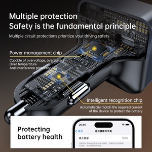 Kit voiture multifonction S1 adaptateur audio <span class=keywords><strong>Bluetooth</strong></span>/émetteur radio Fm/lecteur MP3/chargeur de voiture USB type-c charge rapide - Product Image 6