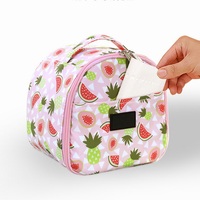 Enfants chauds étudiants sublimation impression sac à lunch isolation pour aliments chauds et froids portable thermique gâteau sac isotherme avec poche en filet