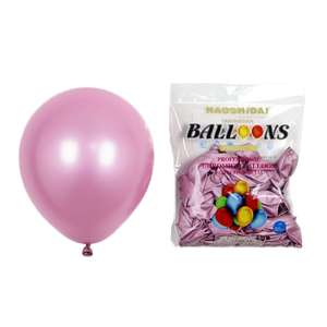 ผู้ผลิตลูกโป่งขายส่งปี 2026 ลูกโป่งย่อยสลายได้ทางชีวภาพ Palloni สีเมทัลลิก 100 ชิ้น ลูกโป่งลาเท็กซ์สีเมทัลลิกโครเมียม - Product Image 1