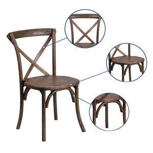 Chaises en bois à dossier croisé <span class=keywords><strong>pour</strong></span> événements, hôtels, banquets, mariages, villas et parcs – Design moderne, durables, parfaites <span class=keywords><strong>pour</strong></span> la <span class=keywords><strong>location</strong></span> en gros - Product Image 3