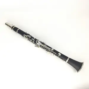 Professional C Clarinet Hard ยาง Nicked 17คีย์เครื่องดนตรี Clarinet