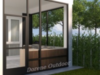 Cuisine de barbecue extérieure modulaire, configuration de grillades en plein air, unité de cuisson extérieure résistante aux intempéries pour jardin résidentiel