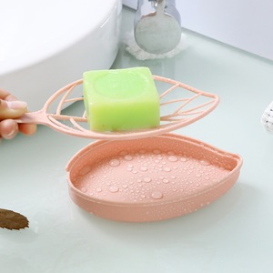 Support à Savon Moderne en Plastique Écologique en Forme de Feuille, 3 Couleurs, pour Toilettes, Douche, Égouttoir, Gadgets de Cuisine et Salle de Bain - Product Image 2