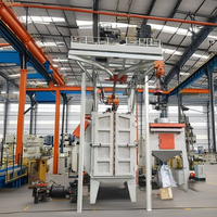 Máquina de granallado con cilindro de gancho profesional de granallado Equipo DE LIMPIEZA DE GRANALLADO Tipo de gancho Máquina de granallado