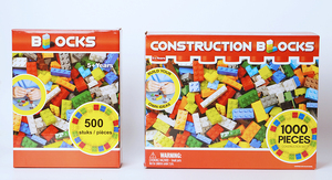 Kit de bloques de construcción de rompecabezas de 1000 piezas, juego de bloques de construcción básicos de ladrillos de juguete DIY para niños, juguetes de bloques de construcción DIY de inserción - Product Image 3