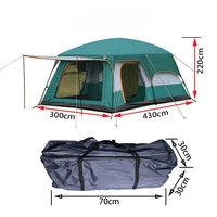 7-10 personnes toile luxe grand gonflable Portable ultra-léger étanche extérieur toit famille Camping tente automatique