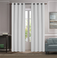 100% panne Thermique Isolé Chambre Assombrissement Panneaux De Rideau Fenêtre Rideau Blackout avec 8 Oeillets pour Salon