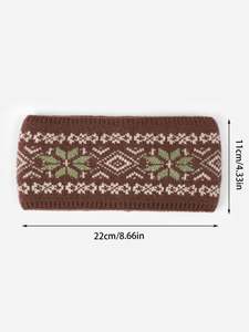 Diadema Elástica de Tela Poligonal Vintage, Estilo Americano, Accesorio Fresco y Dulce, Diadema Jacquard para Mujeres y Niñas - Product Image 2