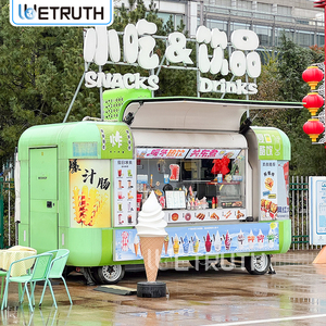 <strong>Rolling</strong> Commercial Mobile <strong>Food</strong> <strong>Cart</strong> Aluminum Fiberglass Construction Rust Resistant Grill Plate Warmer Candy Snack <strong>Cart</strong> GPS - Product Image 3