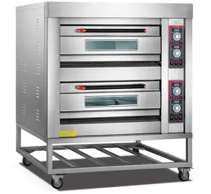 Bakkerij Bakken Apparatuur Commerciële Dubbellaags Dek Oven/Elektrische Oven/Turkse Oven