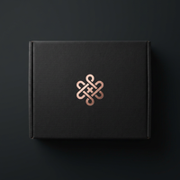 Boîtes d'expédition pliables en carton ondulé noir de qualité supérieure personnalisées en gros avec logo en feuille d'or pour vêtements et cadeaux