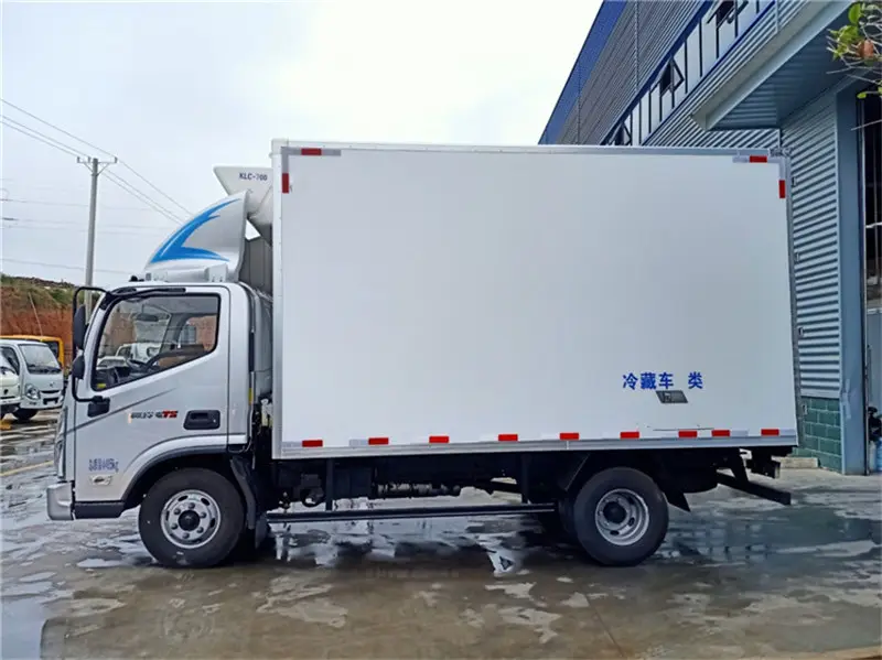 פוטון אולינג CTS (156hp משאית קירור) משאית קירור מבודדת מותאמת אישית להובלת גוף ירקות מזון דגים