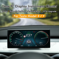 Tableau de bord Tesla, écran lcd 8.9 pouces, Cluster numérique Hud Carplay pour Tesla modèle 3 pour Tesla modèle Y, accessoires
