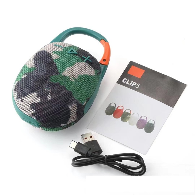 Top Sell Clip 5 Latest Portable 5.0 Mini Waterproof Wireless Bass Outdoor Speaker