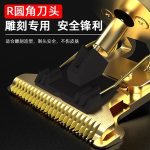 Cortadora de pelo eléctrica recargable con cuerpo metálico y longitudes ajustables para hombres y mascotas - Product Image 5